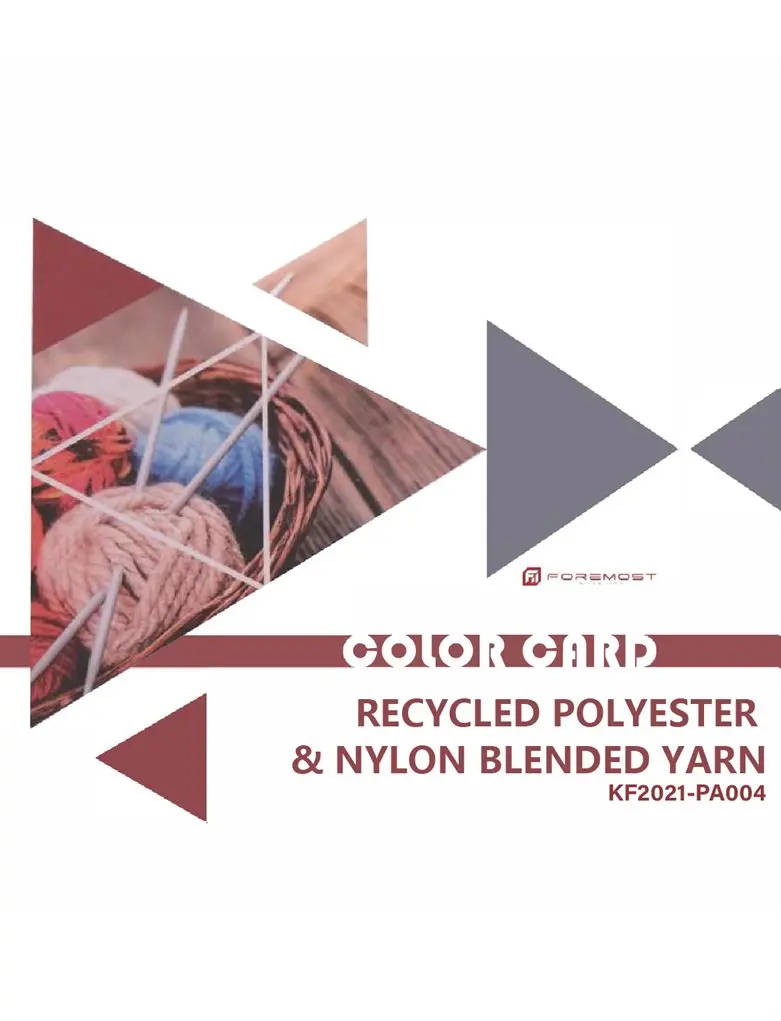 KF2021-PA004 de poliéster reciclado y nailon