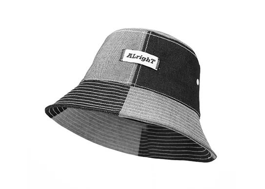 Sombreros de cubo vaquero personalizados con logotipo de parche
