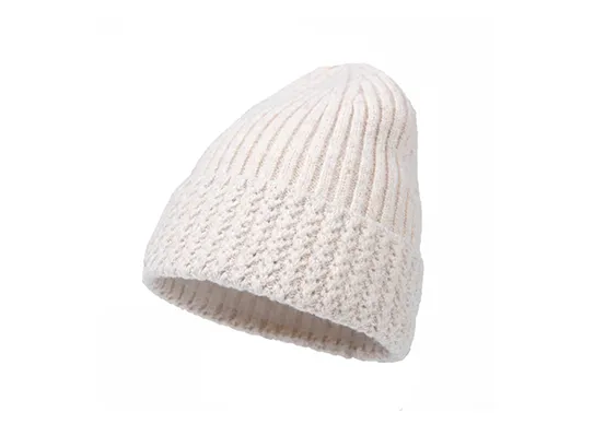 white alpaca beanie