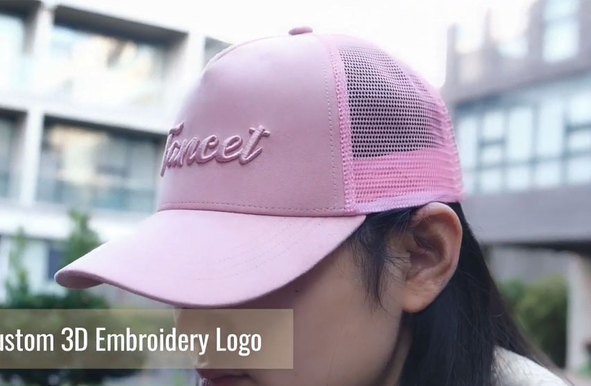 Gorras de gamuza con logotipo personalizado