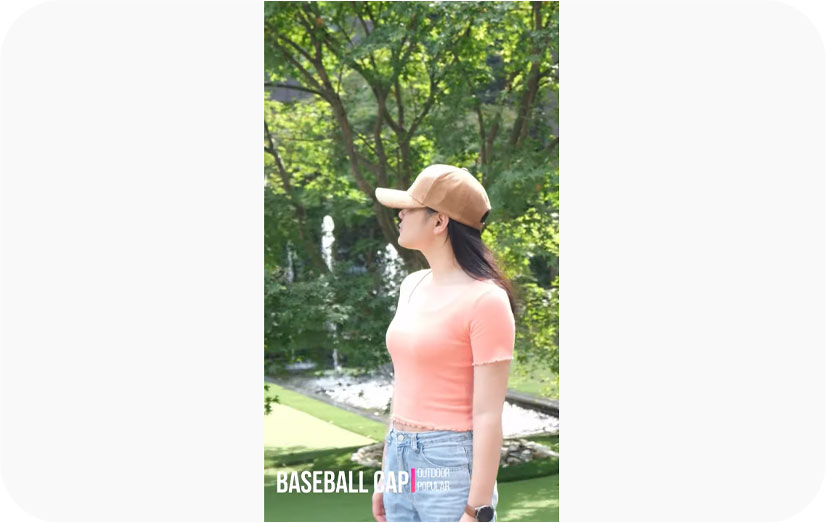 Video de pantalla de gorras de béisbol de pana personalizadas al por mayor