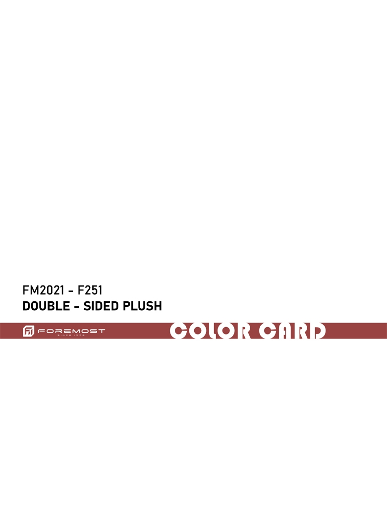 FM2021-F251 doble cara de felpa