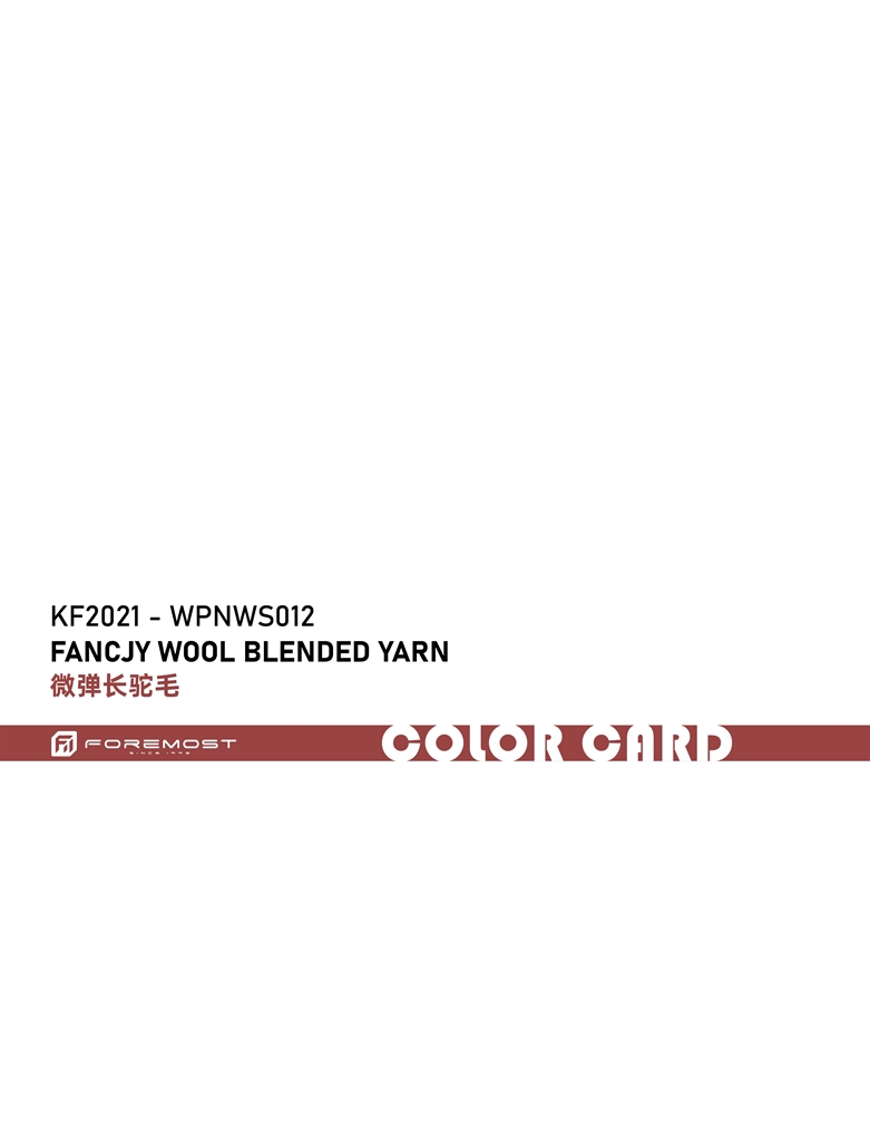 KF2021-WPNWS012 de lana mezclada Fancjy
